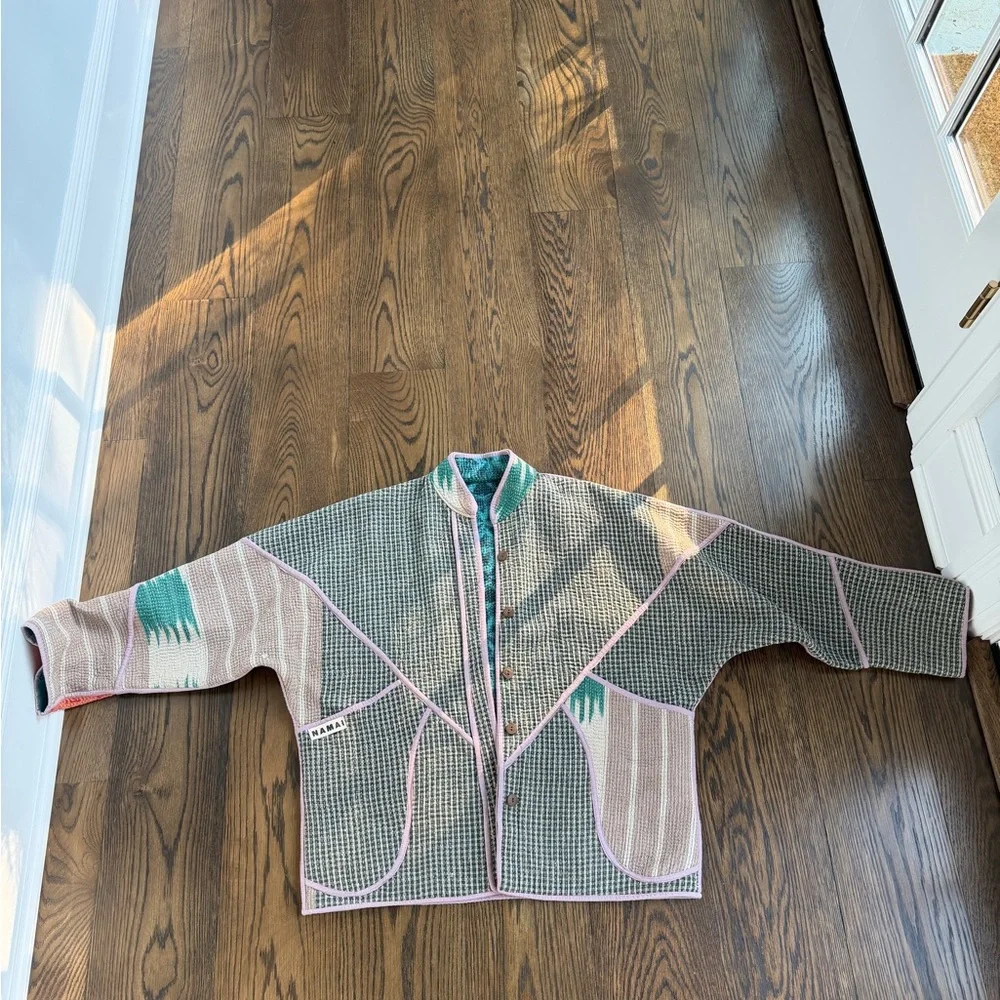 Namai: The Ladhiya Quilted Patchwork Kantha - Picture 3 of 13